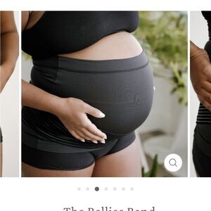 Black belly band for pregnancy
